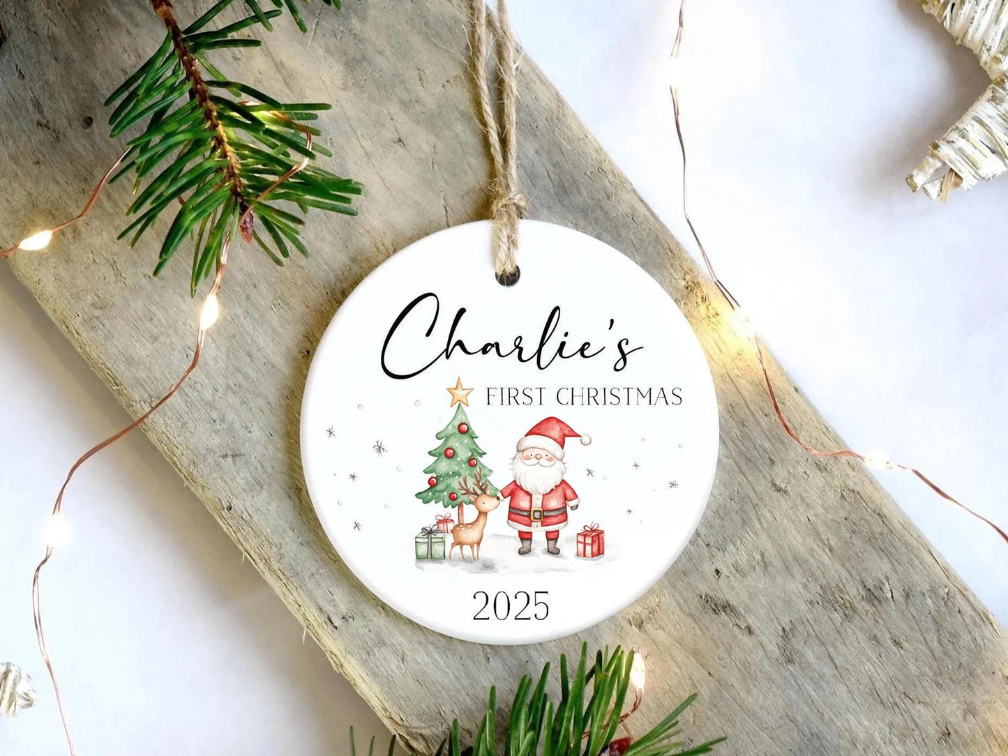 Santa Baby's First Christmas Ornament