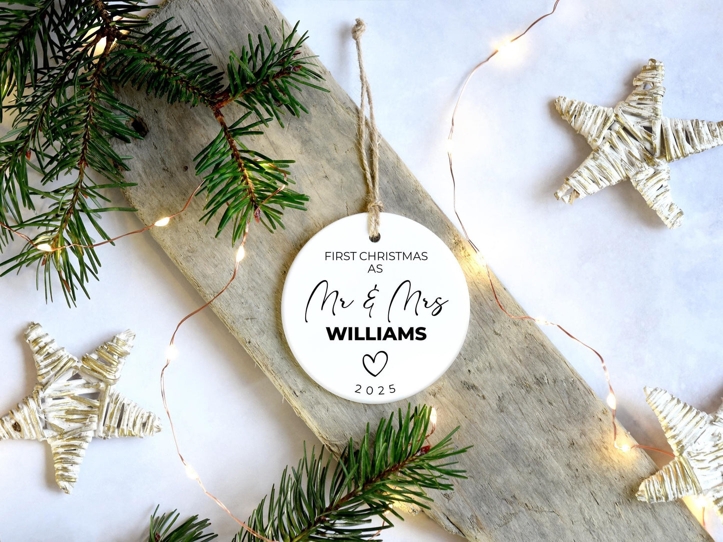 First Christmas Married Ornament
