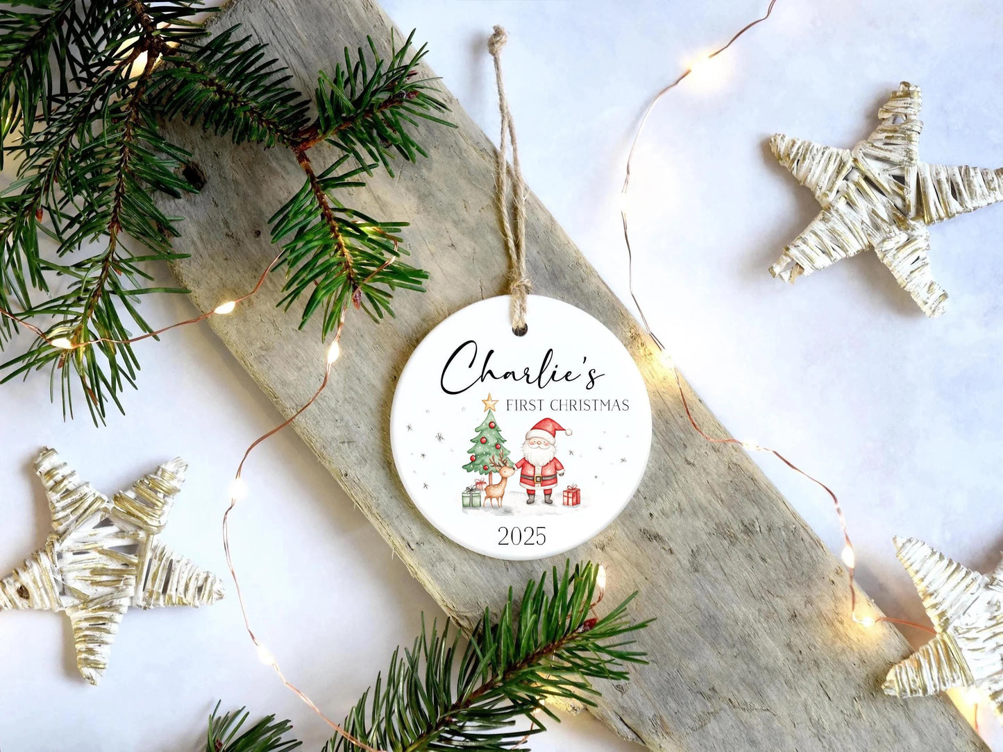 Santa Baby's First Christmas Ornament