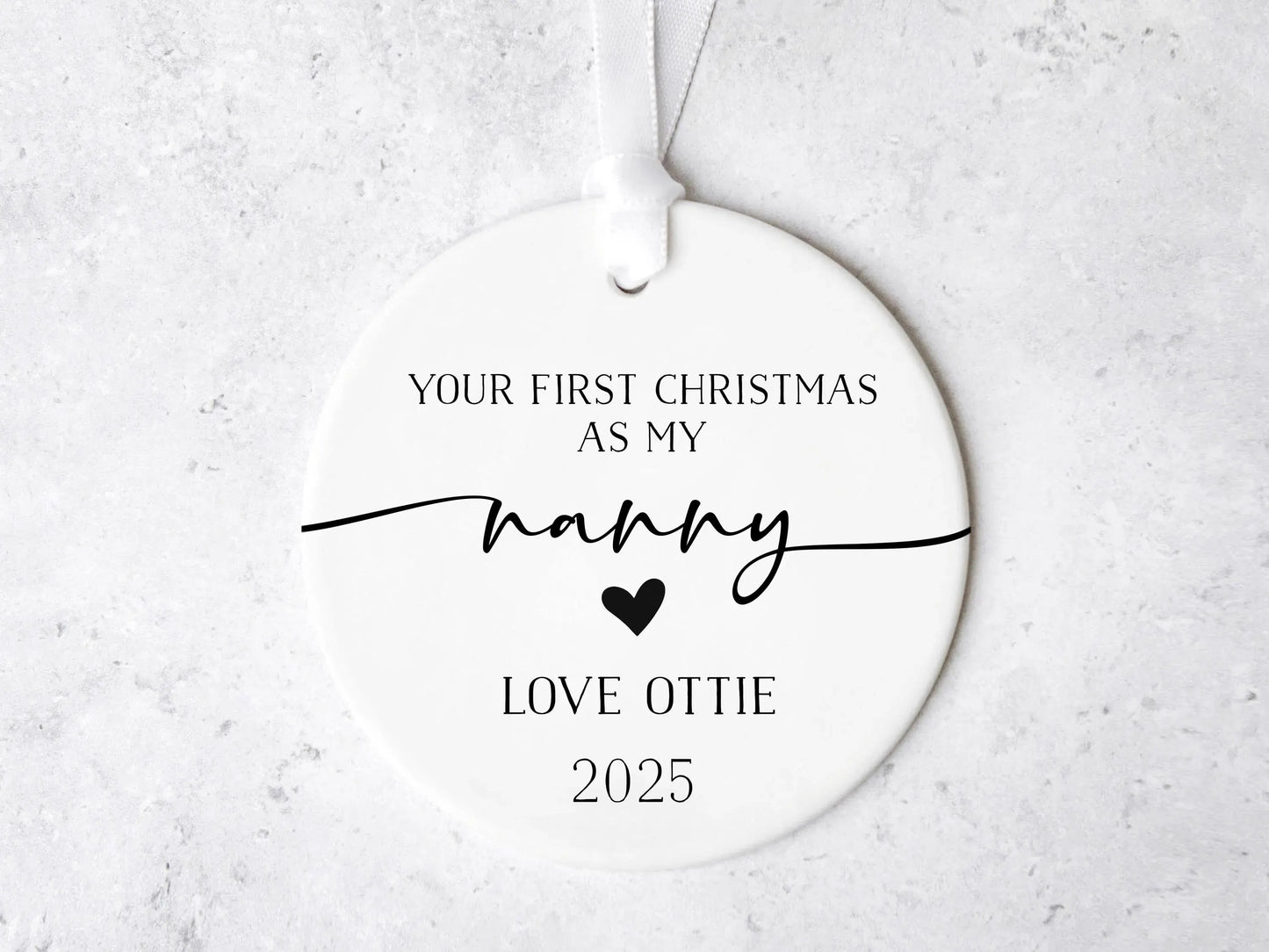 Grandparents First Christmas Ornament