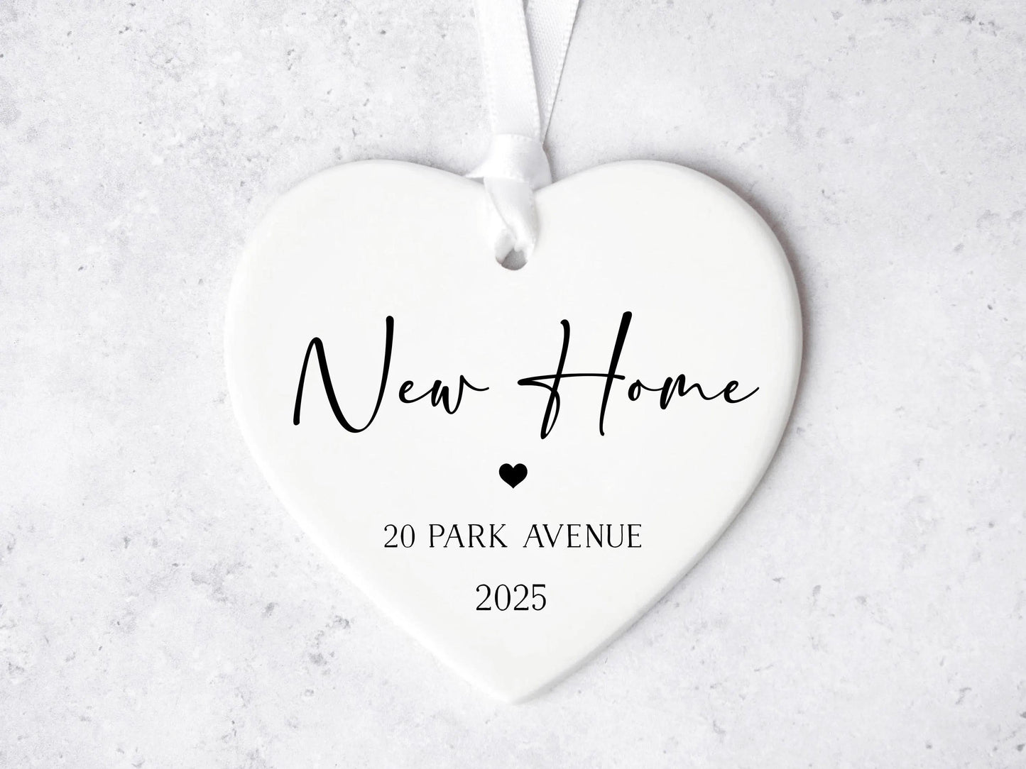New Home Heart Ornament