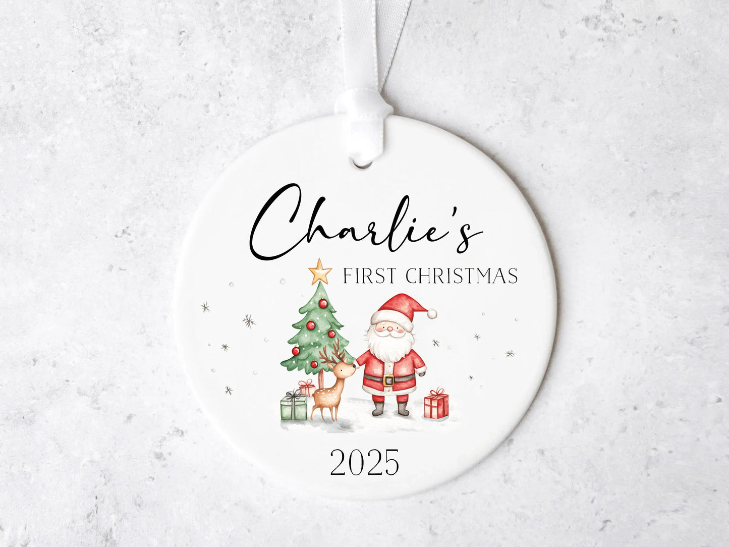 Santa Baby's First Christmas Ornament