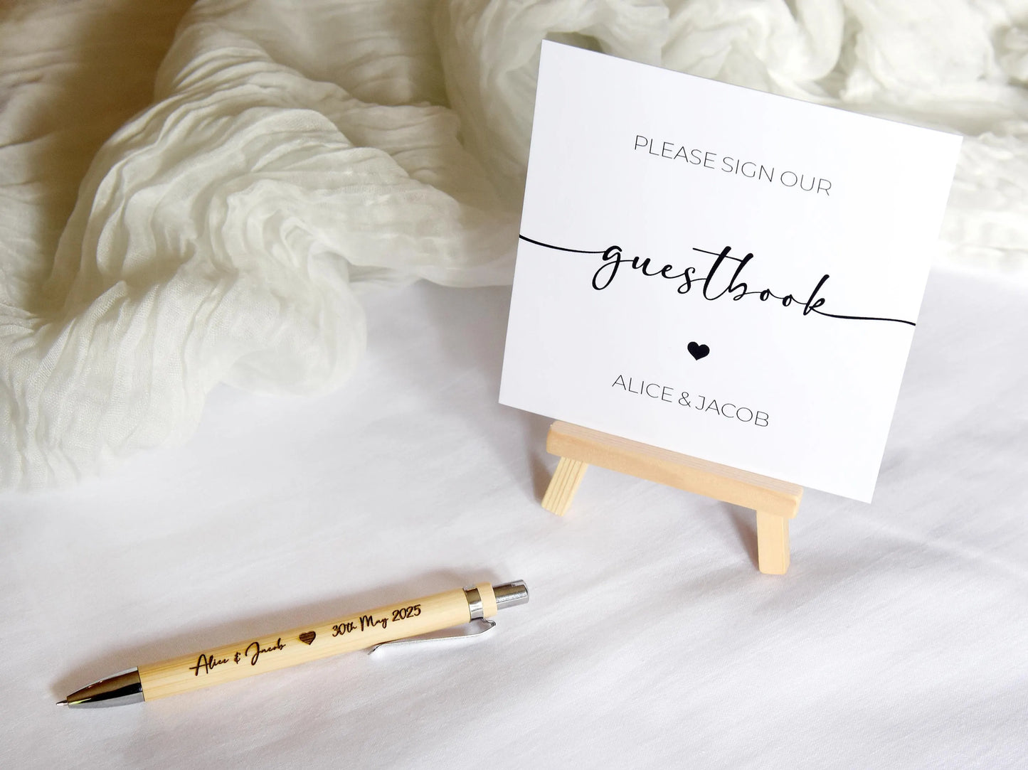Contemporary Names Guestbook