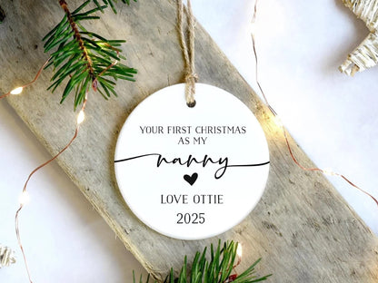 Grandparents First Christmas Ornament