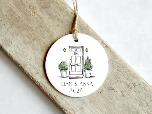 House Number Front Door Ornament