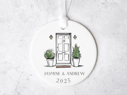 House Number Front Door Ornament