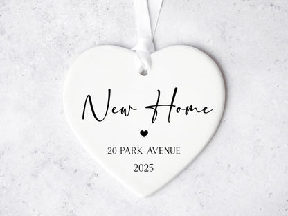 New Home Heart Ornament