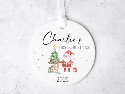 Santa Baby's First Christmas Ornament