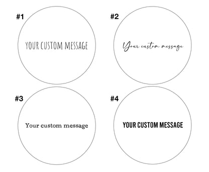 Custom Message Ornament