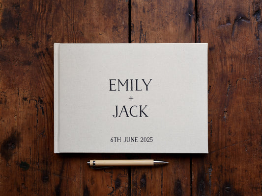 Contemporary Names Guestbook