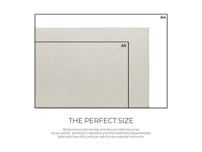 Minimalist Initials Guestbook