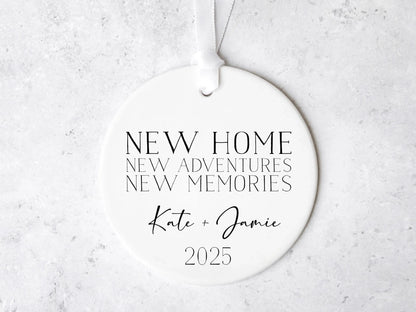 New Home Adventures Memories Ornament