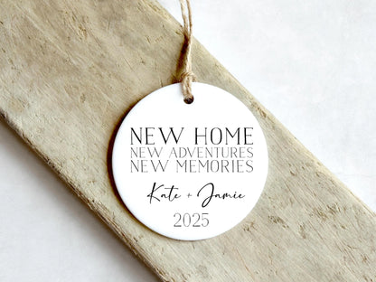 New Home Adventures Memories Ornament
